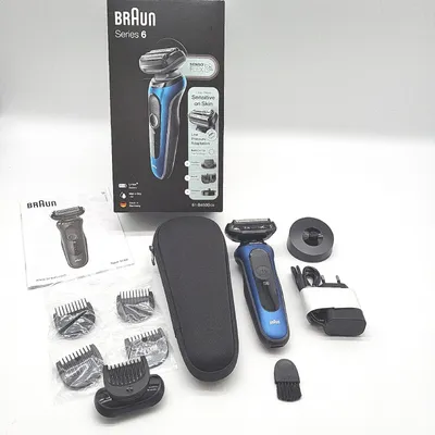 Immagine prodotto di Braun Series 6 Shaver Uomo EasyClick Attachment Rasoio elettrico regolabarba Ultimate Shave