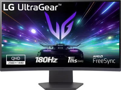 Produktbild von LG 27GS60QN-B, 68,6 cm (27"), 2560 x 1440 Pixel, Quad HD, LCD, 1 ms, Schwarz