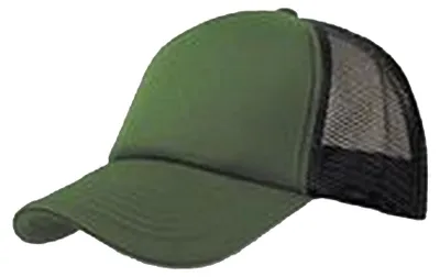 Immagine prodotto di Cappellino da camionista Atlantis Rapper a 5 pannelli LT892 (taglia unica) (oliva/nero)