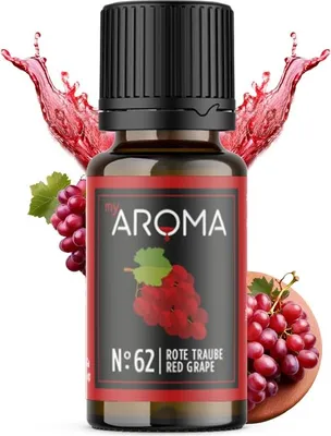 Produktbild von myAROMA flavour drops – Rote Traube 10ml, zuckerfrei, kalorienfrei & vegan, natürliches Aroma ohne künstliche Farbstoffe für Küche und Getränke, Nr. 62