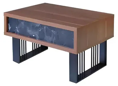 Image de Tables basses en acier inoxydable Meubles de bureau Bureau moderne