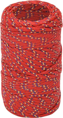 Obrázok produktu pre vidaXL Lodná plachta Rot 2 mm 100 m Polypropylén
