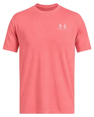 Produktbild von Under Armour Locker sitzendes T-Shirt mit Logo auf der linken Brust, Rosa XXL