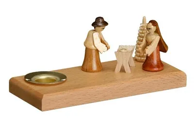 Produktbild von Kerzenhalter Christi Geburt Höhe ca. 5cm NEU