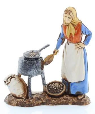 Dekorative Castagnara, mehrfarbig, 8 cm, PVC, glänzend