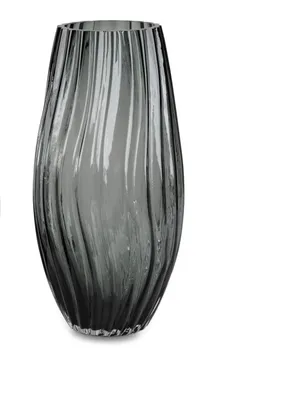 Produktbild von Grosse Glasvase Retro Schwarz 1 Blumenvase 27cm
