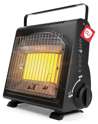 Produktbild von Gasheizung Gasofen Campingheizung - 1,7 kW - Keramikstrahler - Für Zelt und Camping