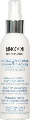 Zdjęcie produktu dla BingoSpa Krem do masażu twarzy i szyi z kolagenem i elastyną, 150 g