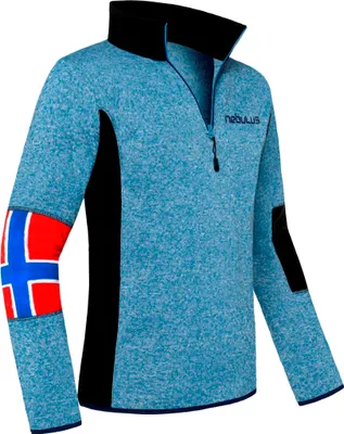 Produktbild von Nebulus Fleecepullover PAO Herren, warmer Fleecepullover, Pulli aus Fleece mit Half Zip Reißverschluss, P4677 - Herren, malibu-navy, M
