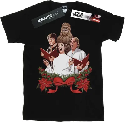 Produktbild von Star Wars - "Christmas Carols" T-Shirt für Damen BI44493 (L) (Schwarz)