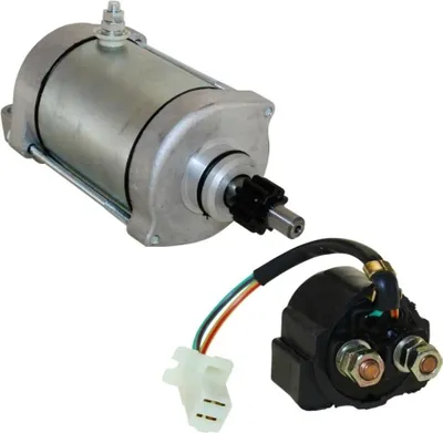 Image de Démarreur + relais de démarrage pour Yamaha XT-600 EH, XTZ-750, Derbi 659 Mulhacen