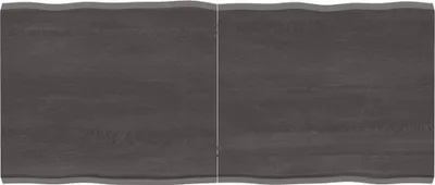 Produktbild von Tischplatte 140x60x(2-4) cm Massivholz Behandelt Baumkante