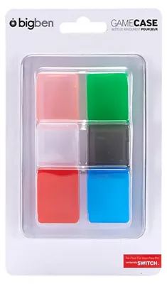 Immagine prodotto di BigBen Set di custodie per giochi Nintendo Switch (colori assortiti) 6 pezzi