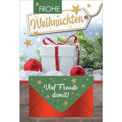 Produktbild von Franz Weigert 23-2240 Geldscheinkarte Weihnachtswünsche