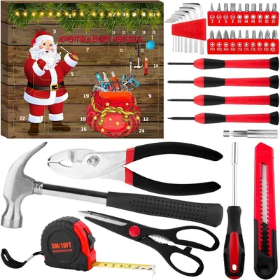 Productafbeelding van Adventskalender voor gereedschap 2024, kerstkalender voor mannen