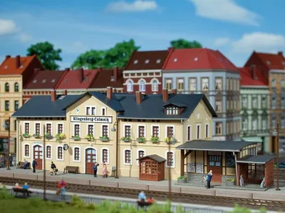 Immagine prodotto di Auhagen 11346 H0 Stazione ferroviaria Klingenberg-Colmnitz