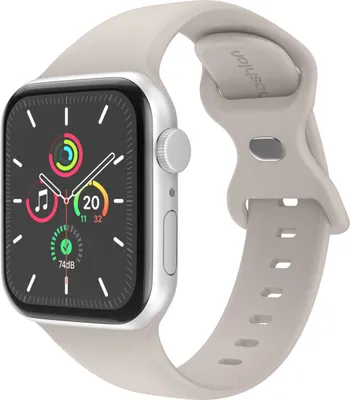 Produktbild von imoshion Silikon-Armband⁺ für Watch Series 1 t/m 9 / SE (38/40/41 mm) | Series 10 / 11 (42 mm) - Größe S/M - Stone