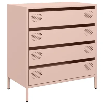 Produktbild von Sideboard Rosa 68x39x73,5 cm Kaltgewalzter Stahl