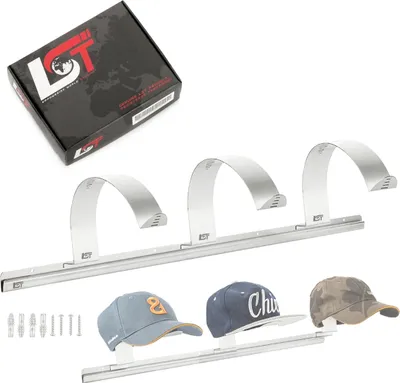 Produktbild von Original LST Edelstahl Klemmleiste mit 3 Cap-Halter für Baseballcaps Mützen