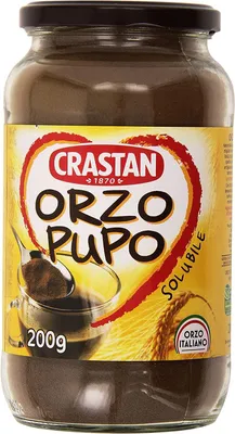 Produktbild von 6x Crastan Orzo Pupo italien Instant lösliche Gerste Getreidekaffee Kaffee 200 Gr