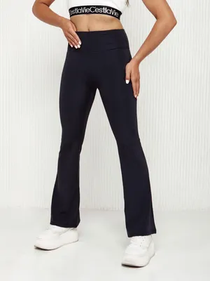 Zdjęcie produktu dla Figi damskie z wysokim stanem SLIMLINE czarne L