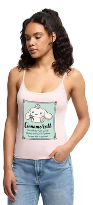 Produktbild von Spreadshirt Cinnamoroll Just Be Yourself Frauen Premium Organic Top mit Spaghettiträgern, S, Puderrosa