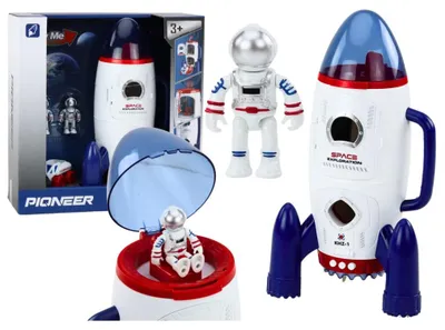 Obrázok produktu pre Otvorená vesmírna raketa, kozmonauti, vesmírna loď, svetlá, zvuky