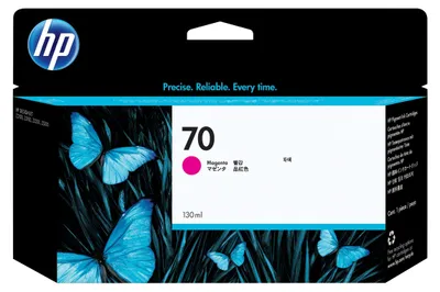 Image de HP 70, magenta, 130 ml, 4 cm, 20 - 80, 15 - 35 °C, 15 - 35 °C
