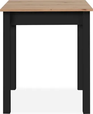 Obrázok produktu pre Esstisch >Capri< in Imitácia Artisan Eiche / schwarz - 60x76x67cm (BxHxT)