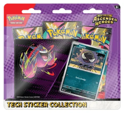 Produktbild von Pokemon Ascended Heroes: Gastly Tech Sticker Collection