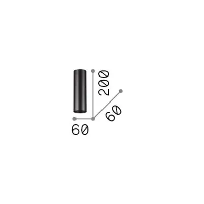 Immagine prodotto di Plafoniera Moderna Look Metallo Ottone 1 Luce 7W 3000K Luce Calda H20Cm