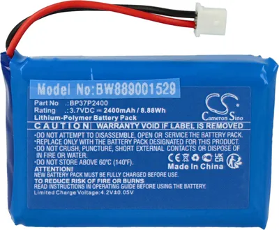 Produktbild von vhbw Akku Ersatz für Dogtra BP37P2400 für Hundehalsband Hunde-Trainer (2400 mAh, 3,7 V, Li-Polymer)