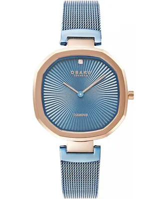 Image de Diamant brillant Obaku Damenuhr
