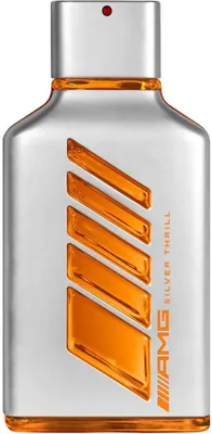 Obrázek produktu pro Mercedes-Benz AMG Silver Thrill, Pánské, 100 ml, Tekutý parfém, Bergamot, Jantar, Pačuli