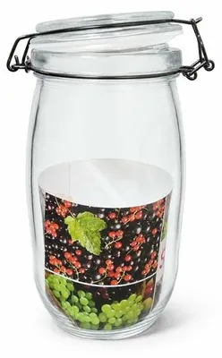 Produktbild von Glasbehälter, Einmachglas mit hermetischer Dichtung und Bügelverschluss 1,5 l