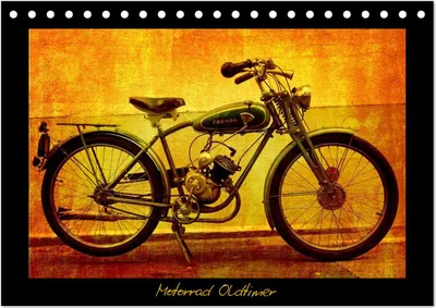 Produktbild von Motorrad Oldtimer (Tischkalender 2025 DIN A5 quer), CALVENDO Monatskalender