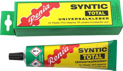 Produktbild von Renia Syntic Total 90g Kunststoffkleber – Profi-Kleber für Gummi, Leder, PVC & mehr, hochfest, vielseitig, ideal für Schuhreparatur & Handwerk