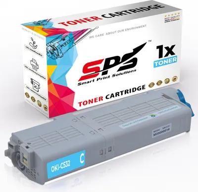 A toner cartridge and its packaging are displayed against a white background.