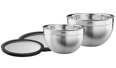 Immagine prodotto di Rösle Rösle Schüssel-Set 2-tlg. mit Frischhaltedeckeln Ø 20, 24 cm  130390 130390 4004293133908