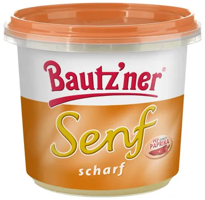 Produktbild von Bautzner Senf scharf - 200ml