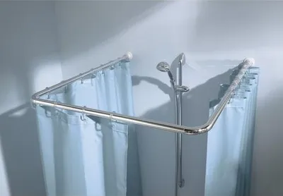 Zdjęcie produktu dla Kleine Wolke uniwersalny drążek do zasłon prysznicowych 3 rozmiary chrom