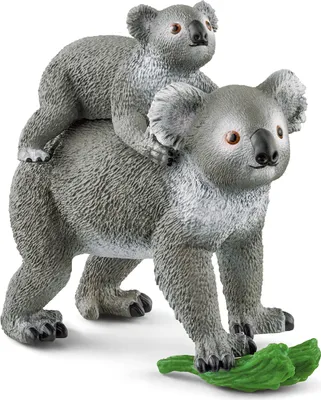 Image de Schleich Wild Life 42566 Mère koala avec bébé