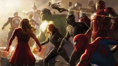 Immagine prodotto di Carta da parati Komar The Avengers Multicolore - 610719 - 500 x 280 cm
