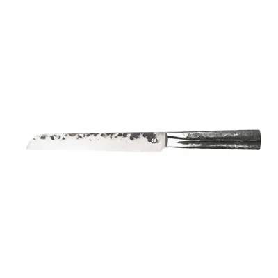 Produktbild von Brotmesser Intense aus japanischem Stahl 20,5 cm gezackte Klinge handgeschmiedet