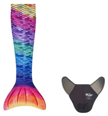 Produktbild von Kuaki Mermaids Sandspielzeug Regenbogen-Monoflossen-Meerjungfrauenschwanz s