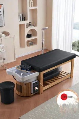 Image de Table de massage Head Spa avec raccordement : Hikari