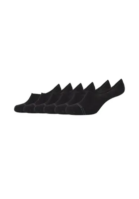 Produktbild von Mustang Füßlinge 6er Pack True Denim mit tiefem Knöchelausschnitt black 39-42