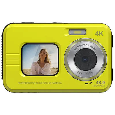 Produktbild von Kamera, Wasserdichte Kamera, Outdoor, Sport, Dual Screen Fotografie,Gelb