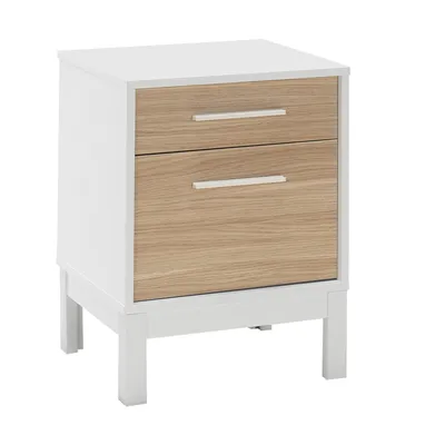 Obrázek produktu pro Skye Decor, Kmd-1411-Mb-1, noční stolek, dub, 100 % MELAMÍNOVÁ DESKA, 45 x 45 x 60 cm