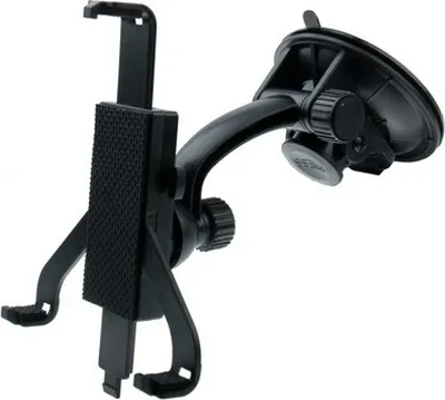 Imagen del producto de Soporte universal para coche, con ajuste de ancho: 100-220 mm, compatible con iPad mini 1 / 2 / 3 / Nuevo iPad (iPad 3) / iPad 2 / iPad / y otras tabletas ()
